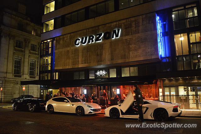 Lamborghini Aventador spotted in London, United Kingdom