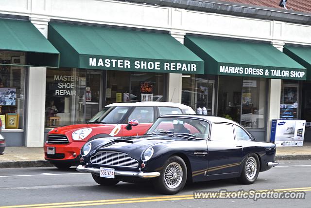Aston Martin DB5 spotted in Needham, Massachusetts