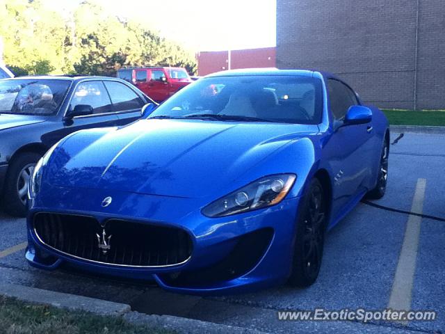 Maserati GranTurismo spotted in Bloomington, Indiana
