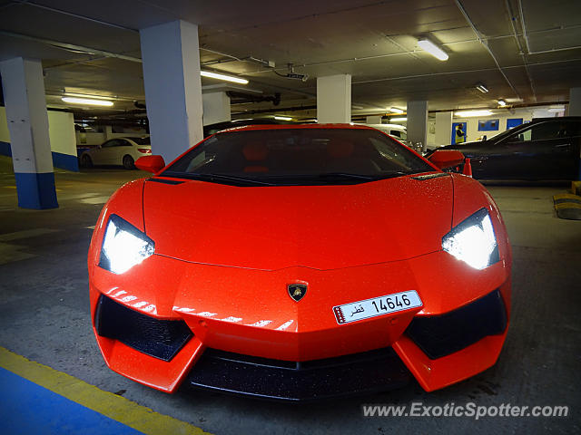 Lamborghini Aventador spotted in London, United Kingdom