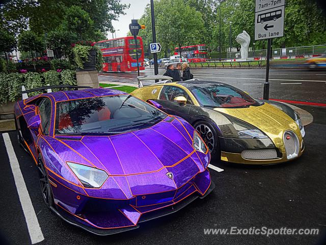 Lamborghini Aventador spotted in London, United Kingdom