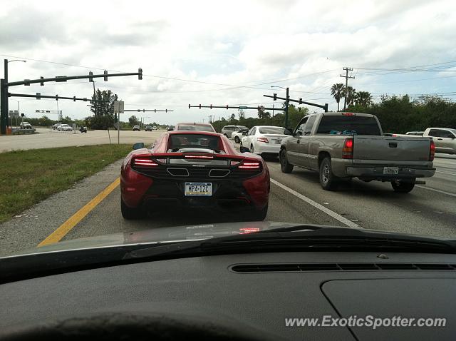 Mclaren MP4-12C spotted in West Palm Beach, Florida