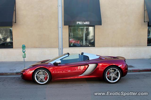 Mclaren MP4-12C spotted in Beverly Hills, California