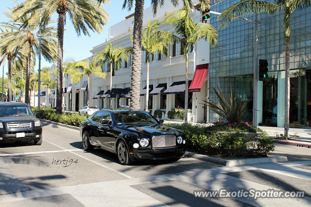 Bentley Mulsanne spotted in Beverly Hills, California