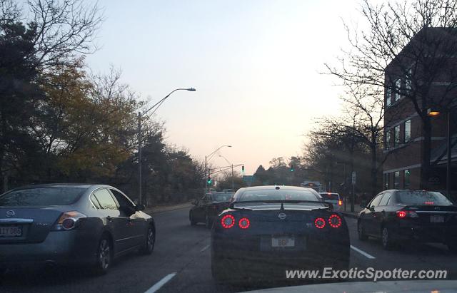 Nissan GT-R spotted in Newton, United States