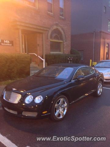 Bentley Continental spotted in Moncton, NB, Canada