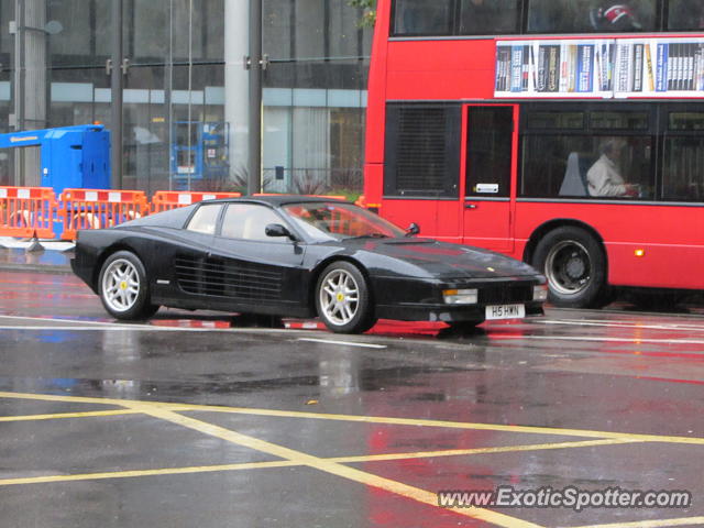 Ferrari Testarossa spotted in London, United Kingdom