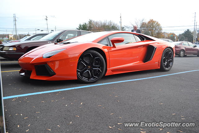 Lamborghini Aventador spotted in Easton, Pennsylvania
