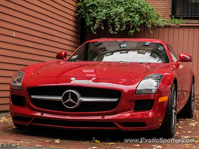 Mercedes SLS AMG spotted in Boston, Massachusetts
