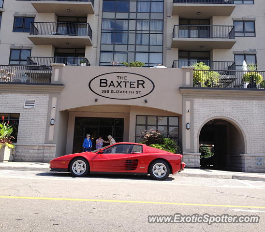 Ferrari Testarossa spotted in Burlington., Canada
