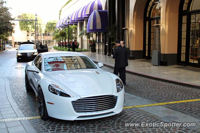 Aston Martin Rapide spotted in Beverly Hills, California