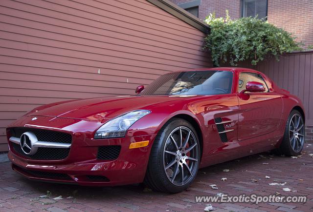 Mercedes SLS AMG spotted in Boston, Massachusetts