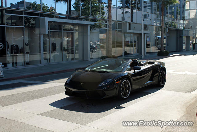 Lamborghini Gallardo spotted in Beverly Hills, California