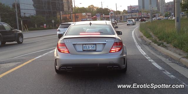 Mercedes C63 AMG Black Series spotted in Toronto, Canada