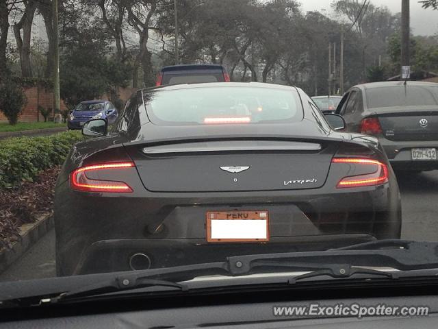 Aston Martin Vanquish spotted in Lima, Peru