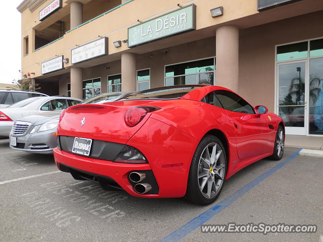 Ferrari California spotted in Rowland Heights, California