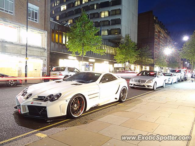 Mercedes SLR spotted in London, United Kingdom