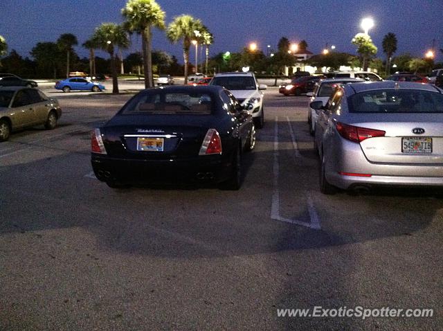 Maserati Quattroporte spotted in West Palm Beach, Florida