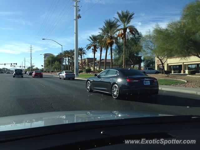 Maserati Quattroporte spotted in Henderson, Nevada