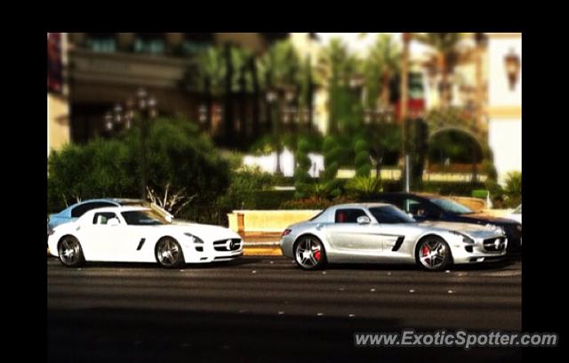 Mercedes SLS AMG spotted in Las Vegas, Nevada