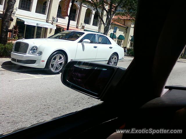 Bentley Mulsanne spotted in West Palm Beach, Florida