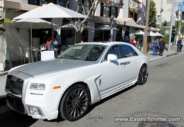 Rolls Royce Ghost spotted in Beverly Hills, California