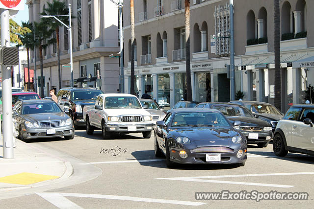 Aston Martin DB7 spotted in Beverly Hills, California