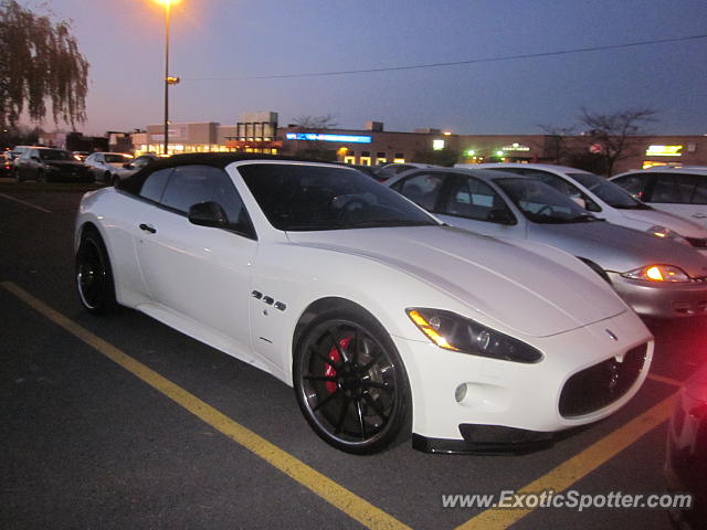Maserati GranCabrio spotted in Boucherville, Canada