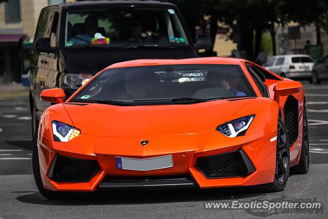 Lamborghini Aventador spotted in Munich, Germany