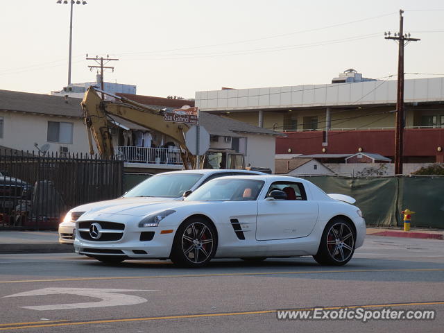 Mercedes SLS AMG spotted in San Gabriel, California