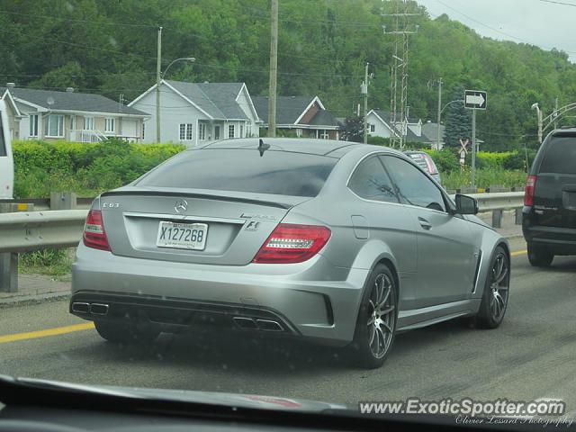 Mercedes C63 AMG Black Series spotted in Mont Sainte-Anne, Canada