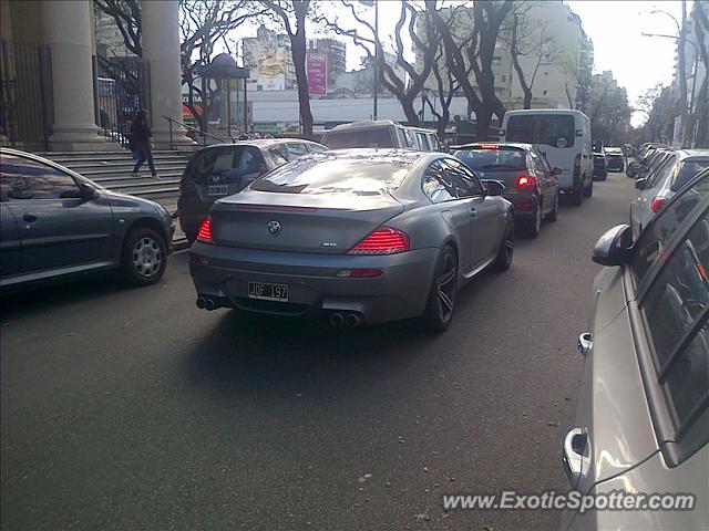BMW M6 spotted in Buenos Aires, Argentina