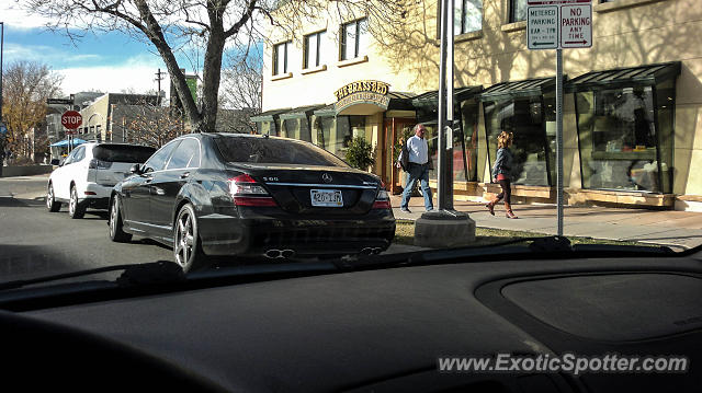 Mercedes S65 AMG spotted in Cherry Creek, Colorado