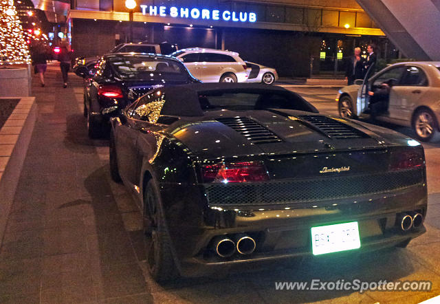 Lamborghini Gallardo spotted in Toronto, Ontario, Canada