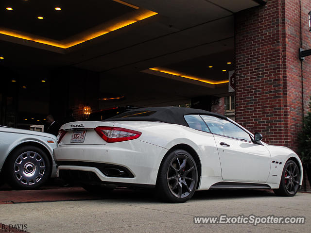 Maserati GranCabrio spotted in Boston, Massachusetts