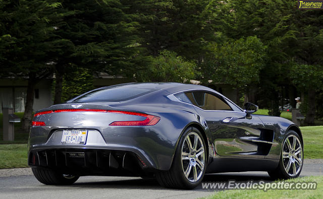 Aston Martin One-77 spotted in Pebble Beach, California