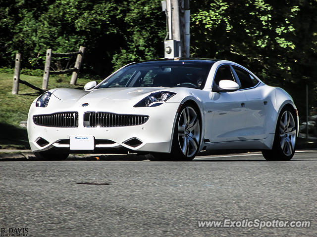 Fisker Karma spotted in Brookline, Massachusetts