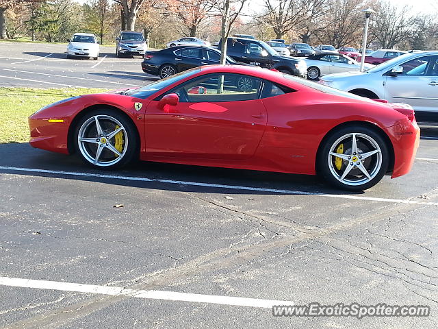 Ferrari 458 Italia spotted in Cincinnati, Ohio