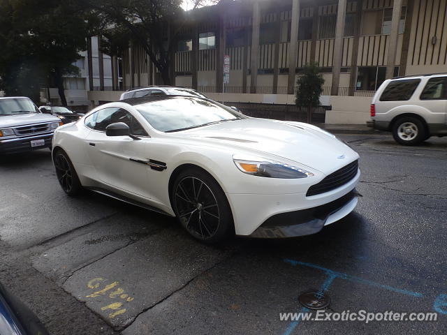 Aston Martin Vanquish spotted in San Francisco, California