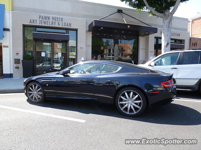Aston Martin DB9 spotted in Beverley Hills, California