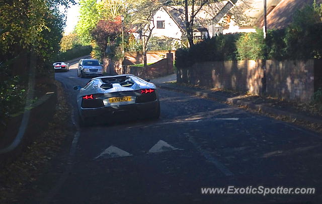 Lamborghini Aventador spotted in Bedfordshire, United Kingdom