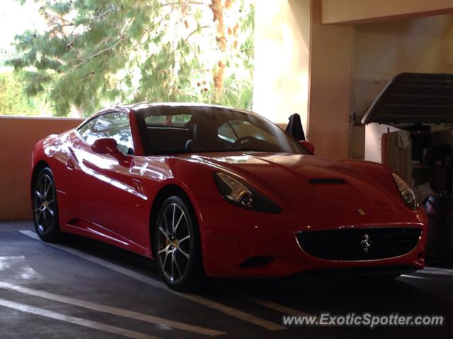 Ferrari California spotted in Las Vegas, Nevada