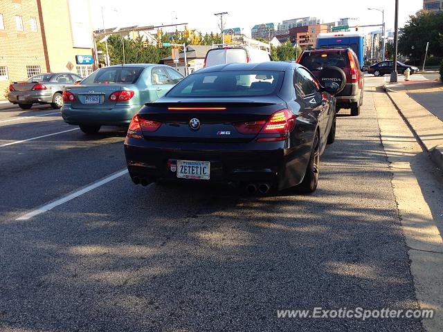 BMW M6 spotted in Arlington, Virginia