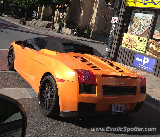 Lamborghini Gallardo spotted in Toronto, Canada