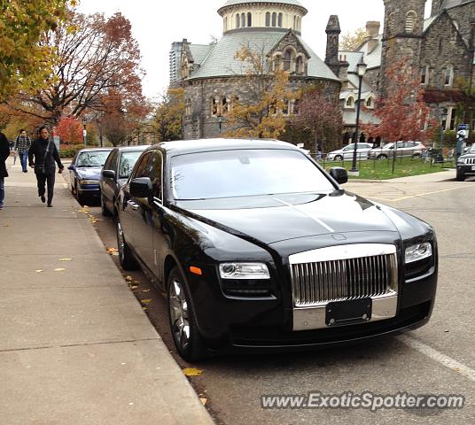 Rolls Royce Ghost spotted in Toronto, Canada