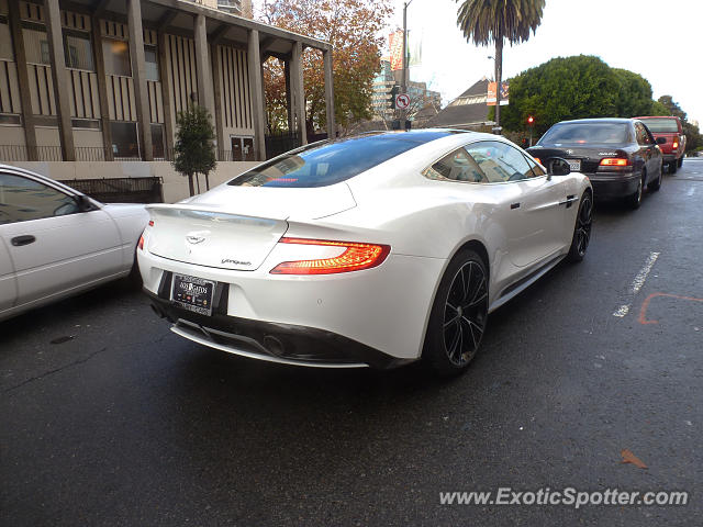 Aston Martin Vanquish spotted in San Francisco, California