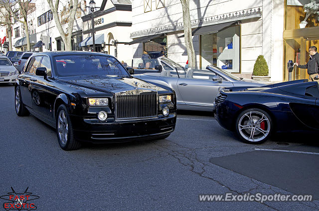 Rolls Royce Phantom spotted in Greenwich, Connecticut