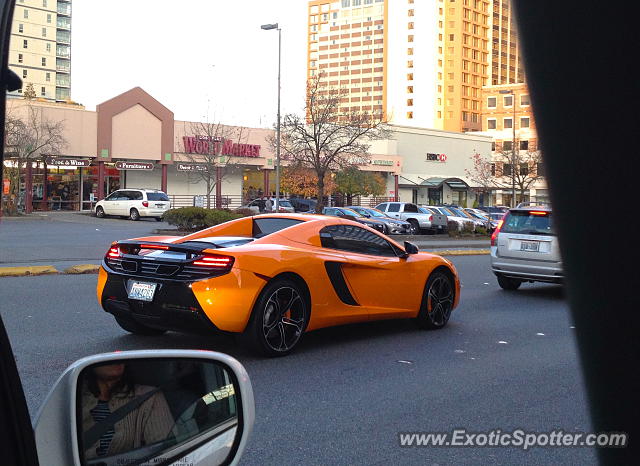 Mclaren MP4-12C spotted in Bellevue, Washington