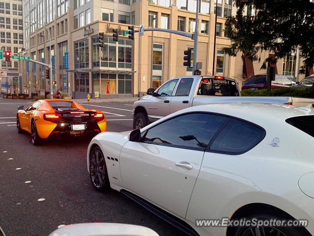 Mclaren MP4-12C spotted in Bellevue, Washington