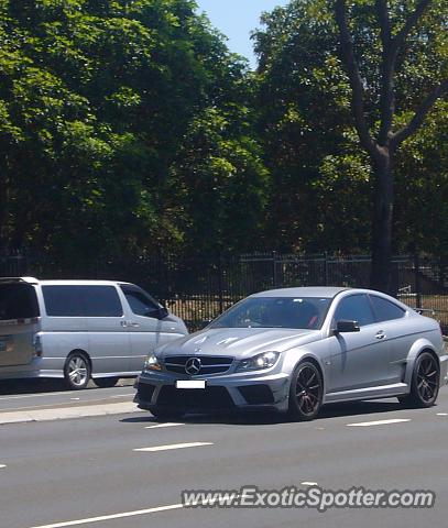 Mercedes C63 AMG Black Series spotted in Sydney, Australia